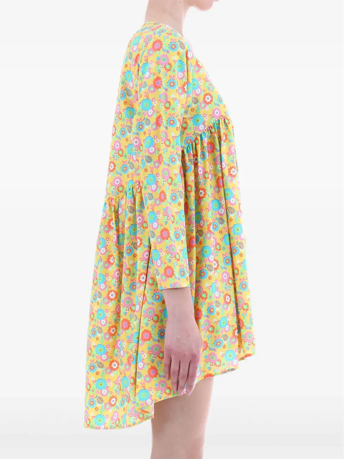 Jeremy Scott 花柄プリントミニドレス - Yellow - 画像2
