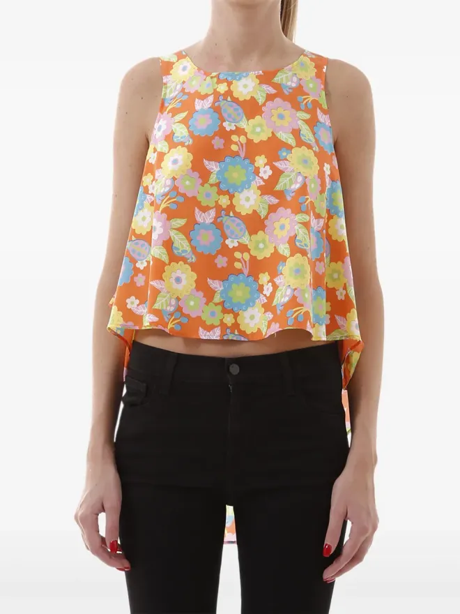 Jeremy Scott Jeremy Scott 花柄プリントトップスの商品画像