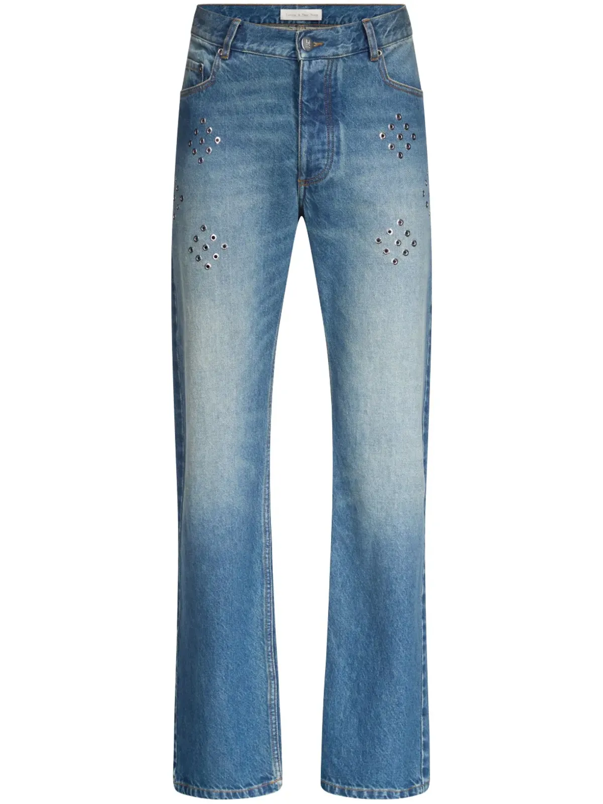Ludovic de Saint Sernin eyelet-embellished jeans - Blue - 画像1