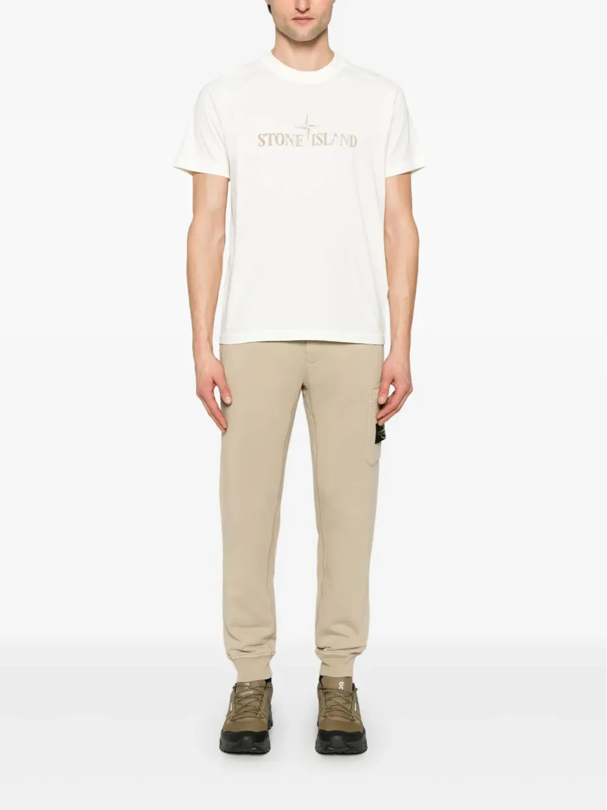 Stone Island コンパスバッジ スウェットパンツ - 画像2