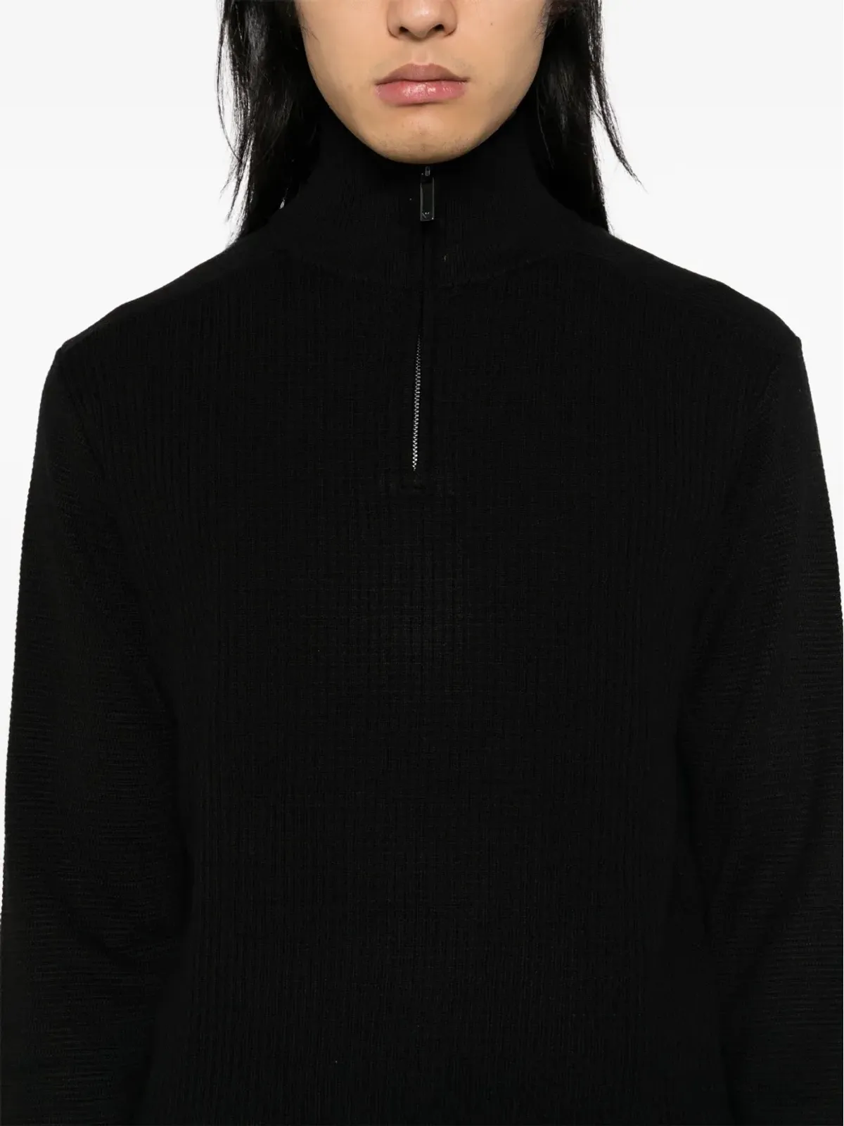 Emporio Armani ハーフジップ ジャンパー - 画像5