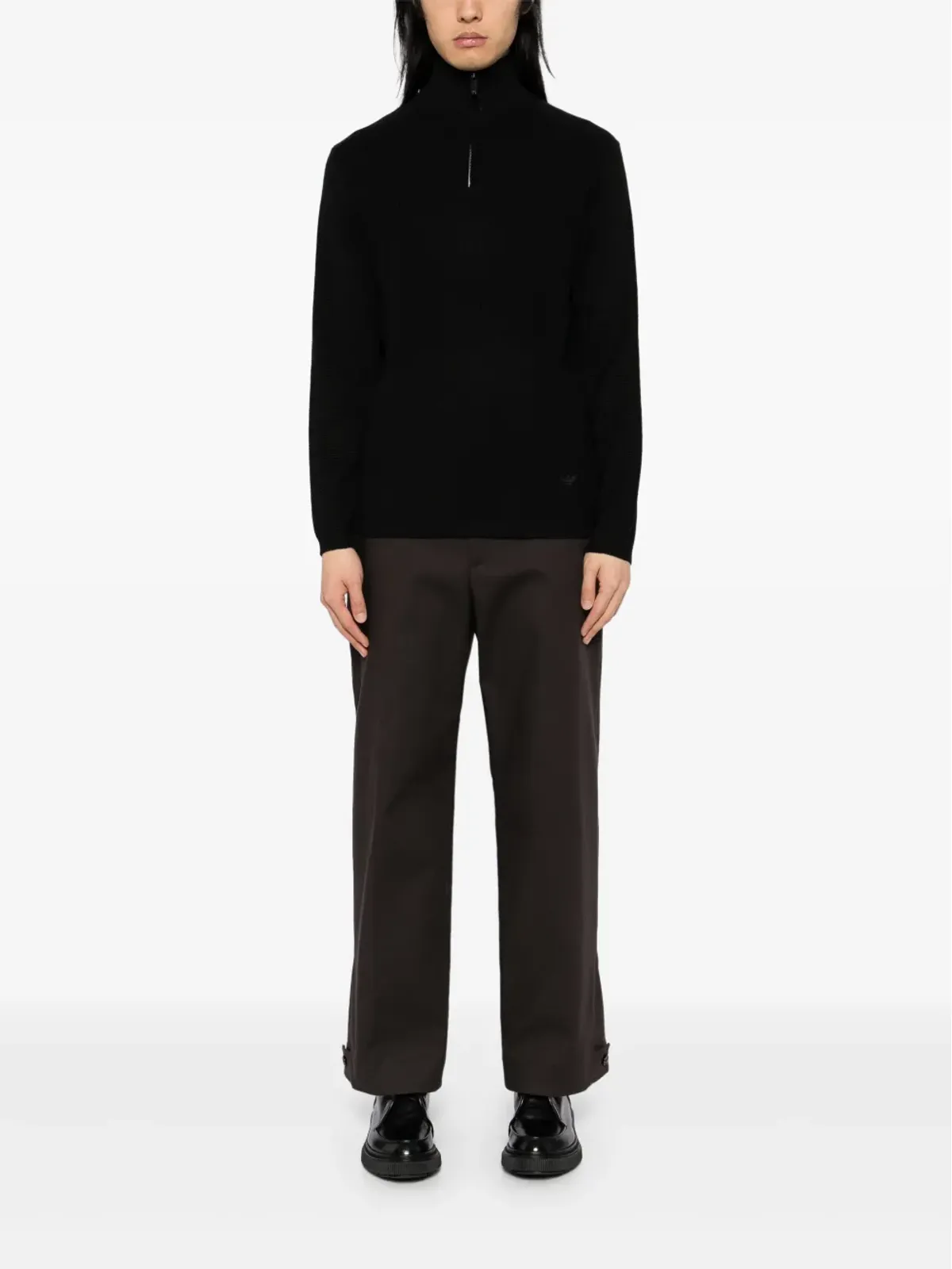 Emporio Armani ハーフジップ ジャンパー - 画像2