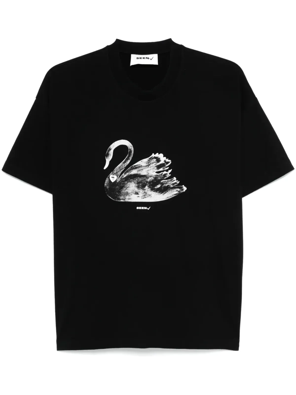 Seen Users ブラックスワン Tシャツ - 画像1