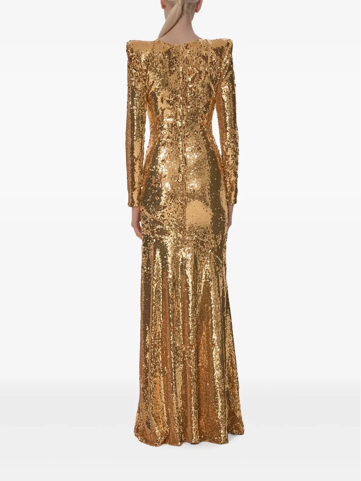 V:PM ATELIER ゲマ マキシドレス（ゴールド） - 画像5