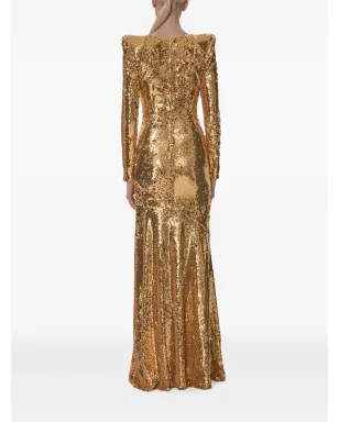 V:PM ATELIER ゲマ マキシドレス（ゴールド） - サムネイル5