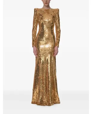 V:PM ATELIER ゲマ マキシドレス（ゴールド） - サムネイル2