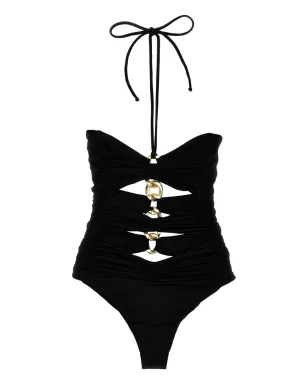 Elisabetta Franchi チェーン水着 - ブラック - サムネイル2