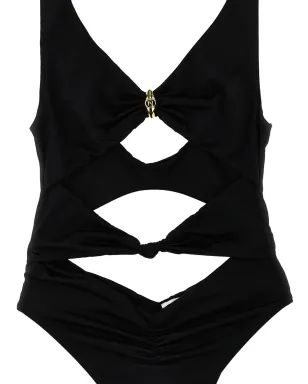 Elisabetta Franchi ノットディテール水着 - サムネイル3