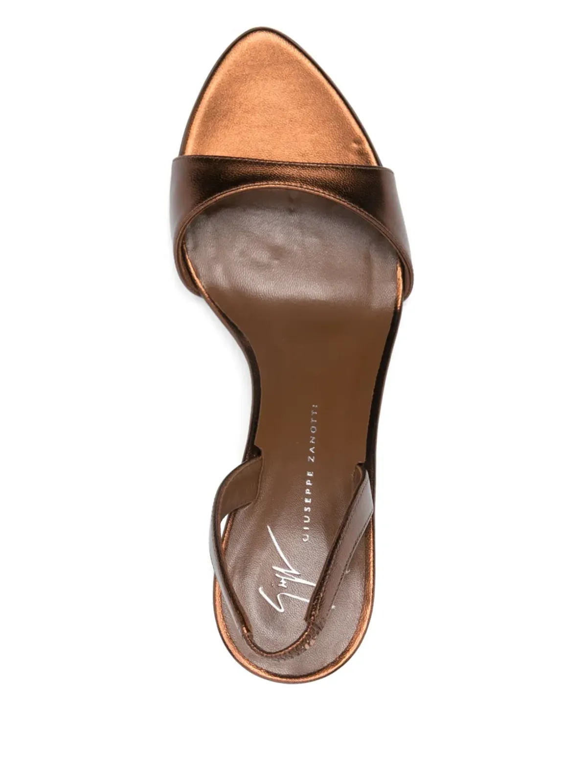 Giuseppe Zanotti 70mm Lilibeth サンダル - ブラウン - 画像4