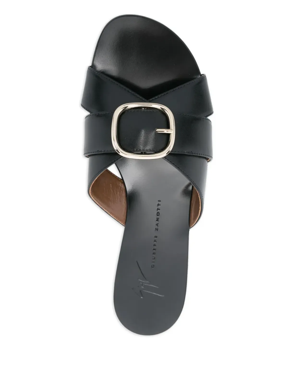 Giuseppe Zanotti Geraldhine レザーサンダル - ブラック - 画像4