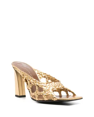 Giuseppe Zanotti GZ Mya Cage サンダル - ゴールド - サムネイル2