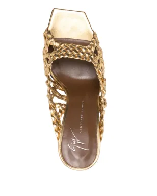Giuseppe Zanotti GZ Mya Cage サンダル - ゴールド - サムネイル4