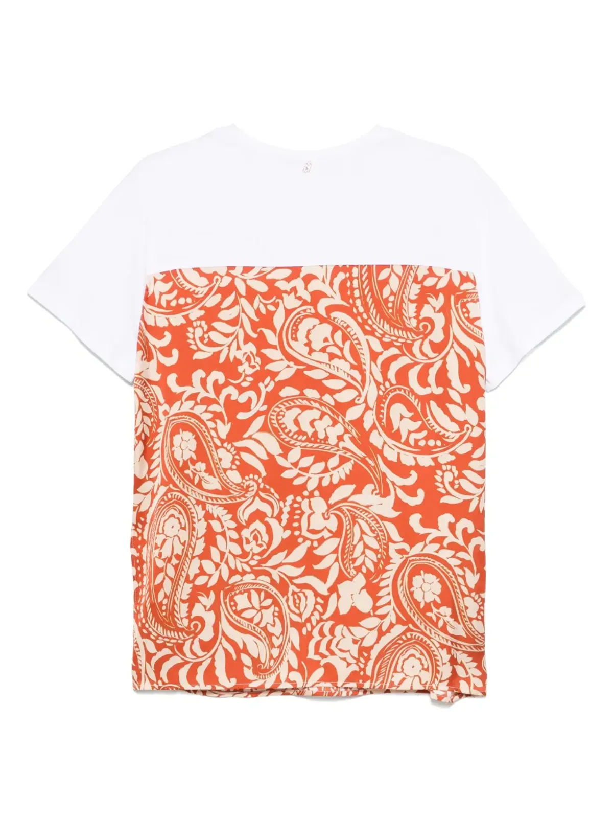 LIU JO ペイズリープリントTシャツ - ホワイト - 画像2