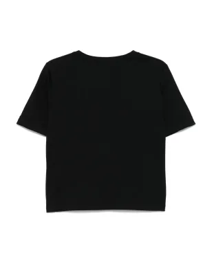 LIU JO クリスタルエンブリッシュ ロゴ Tシャツ - サムネイル2