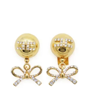 Elisabetta Franchi ドロップピアス - ゴールド - サムネイル1