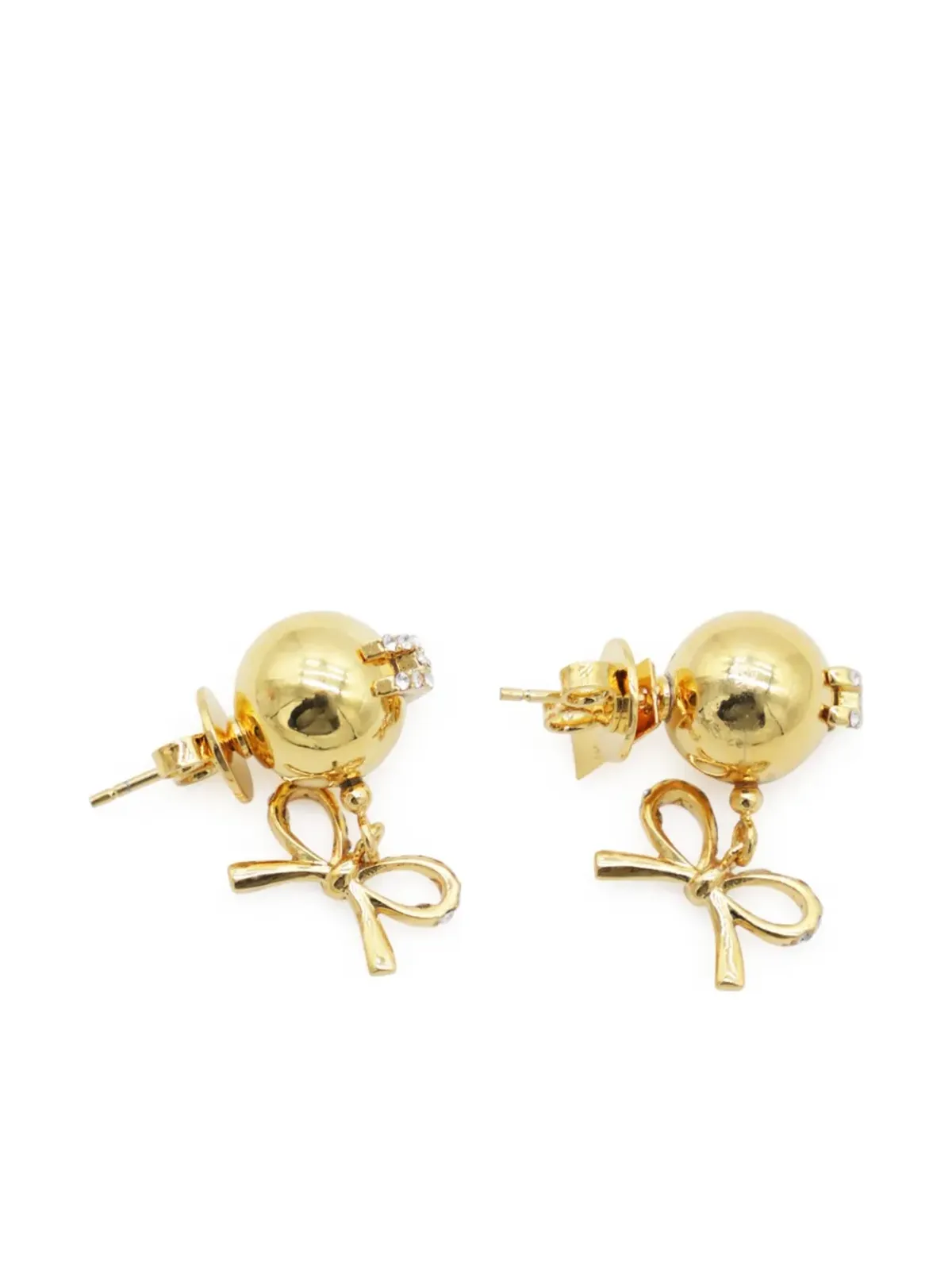 Elisabetta Franchi ドロップピアス - ゴールド - 画像2