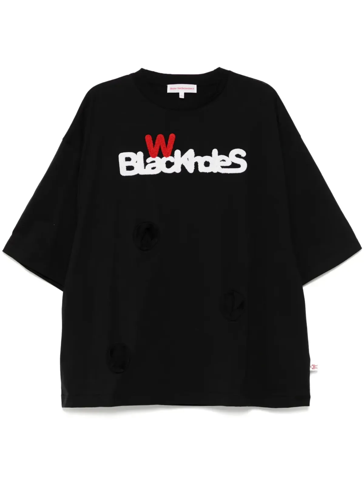 Walter Van Beirendonck ブラックホール Tシャツ - 画像1