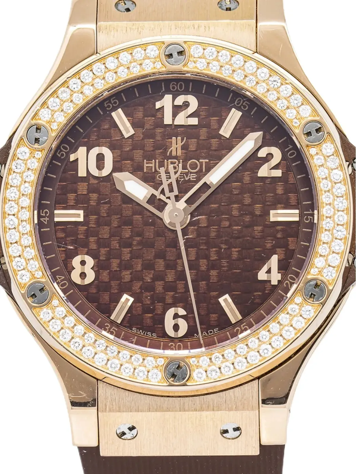 Hublot ビンテージ ドレスウォッチ ブラウン - 画像3
