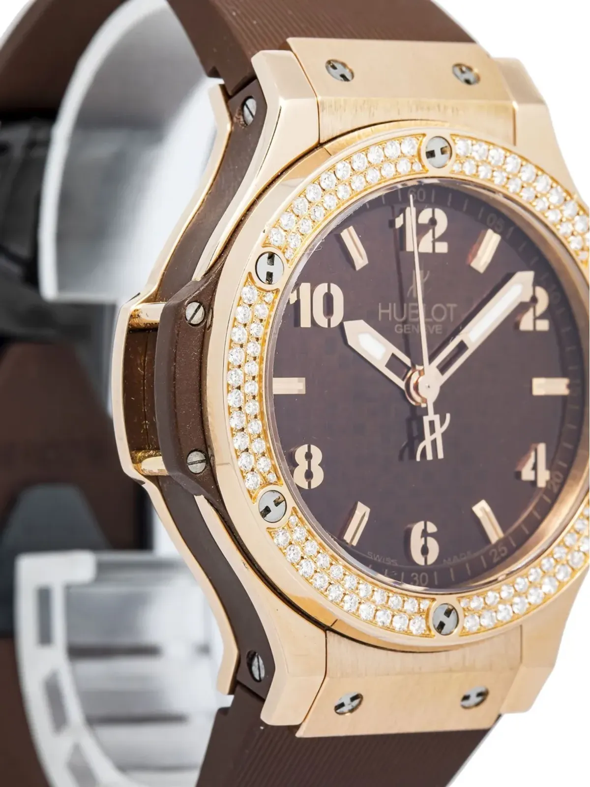 Hublot ビンテージ ドレスウォッチ ブラウン - 画像4