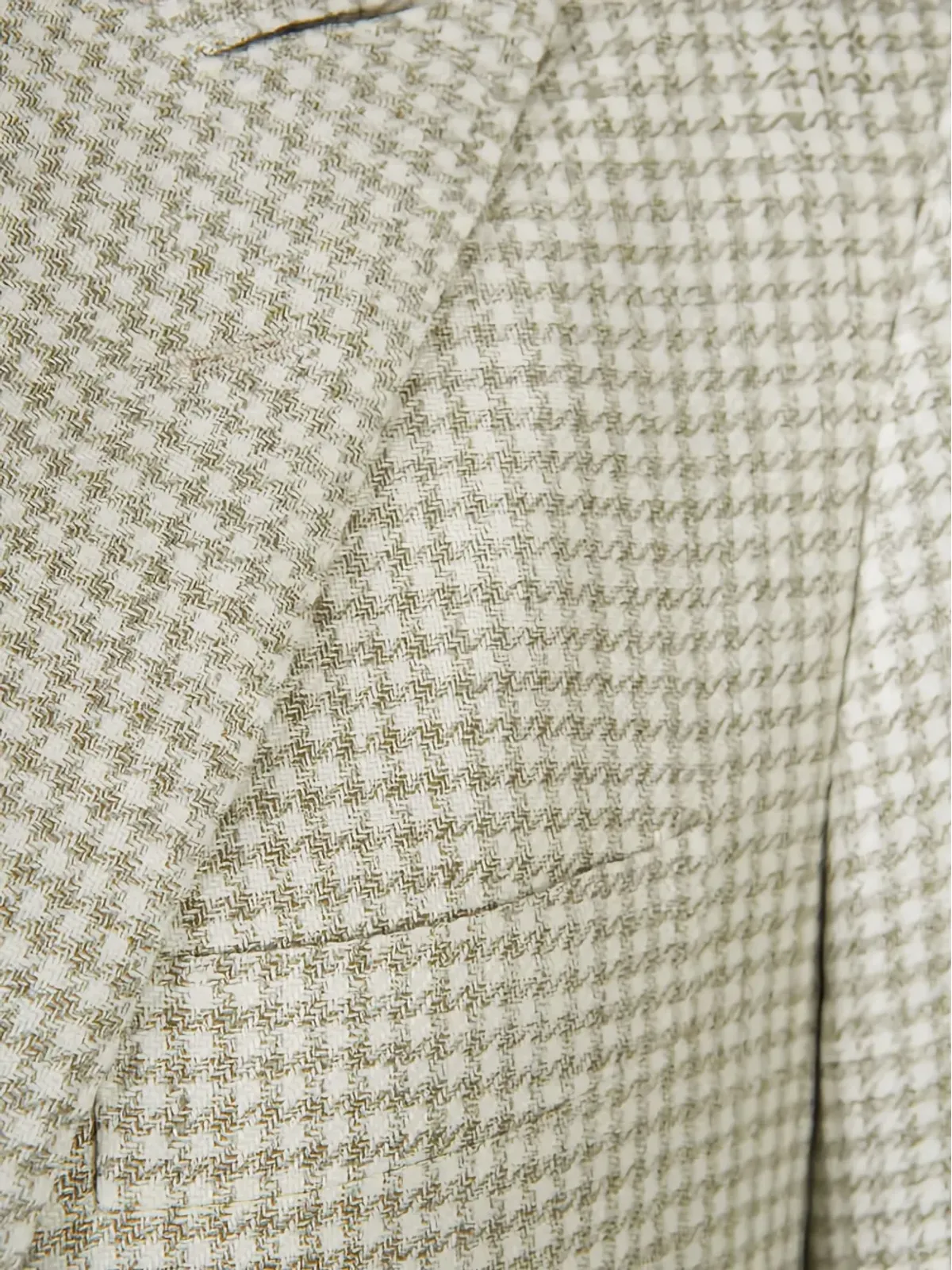 SARTORIO NAPOLI ハウンドトゥース柄ブレザー - グリーン - 画像5