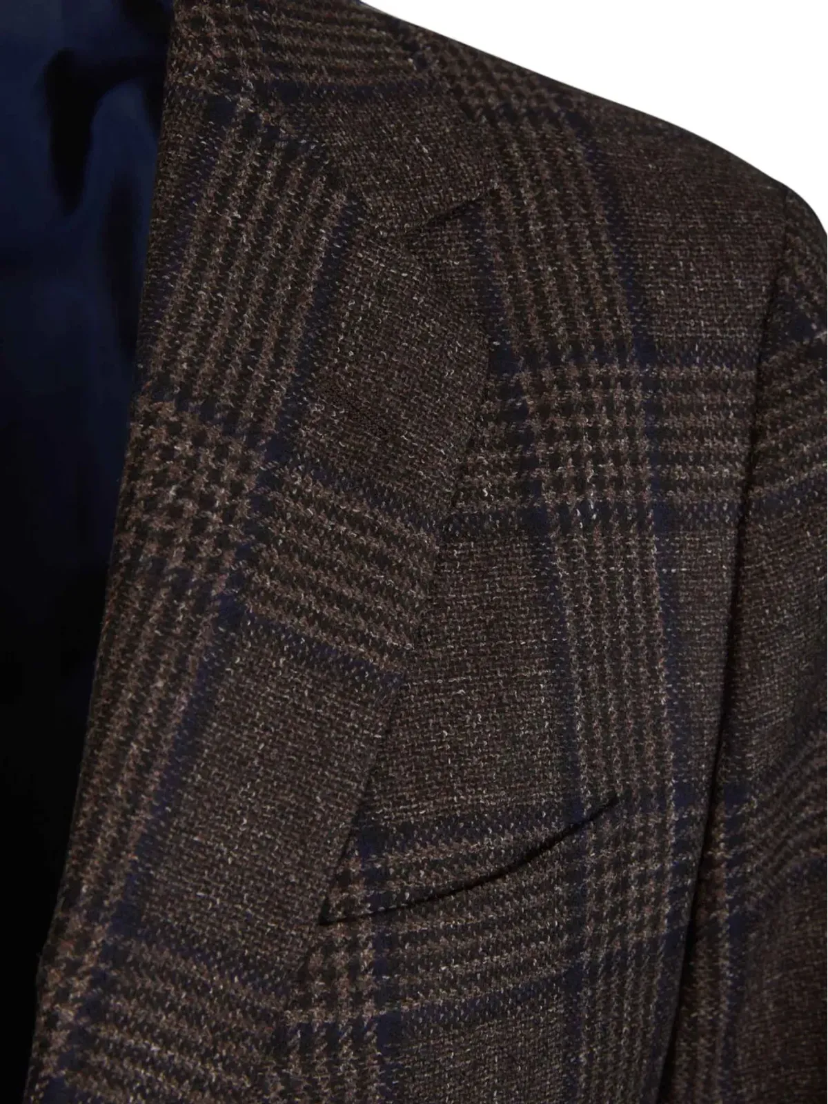 SARTORIO NAPOLI チェックウールブレンド ブレザー - 画像3