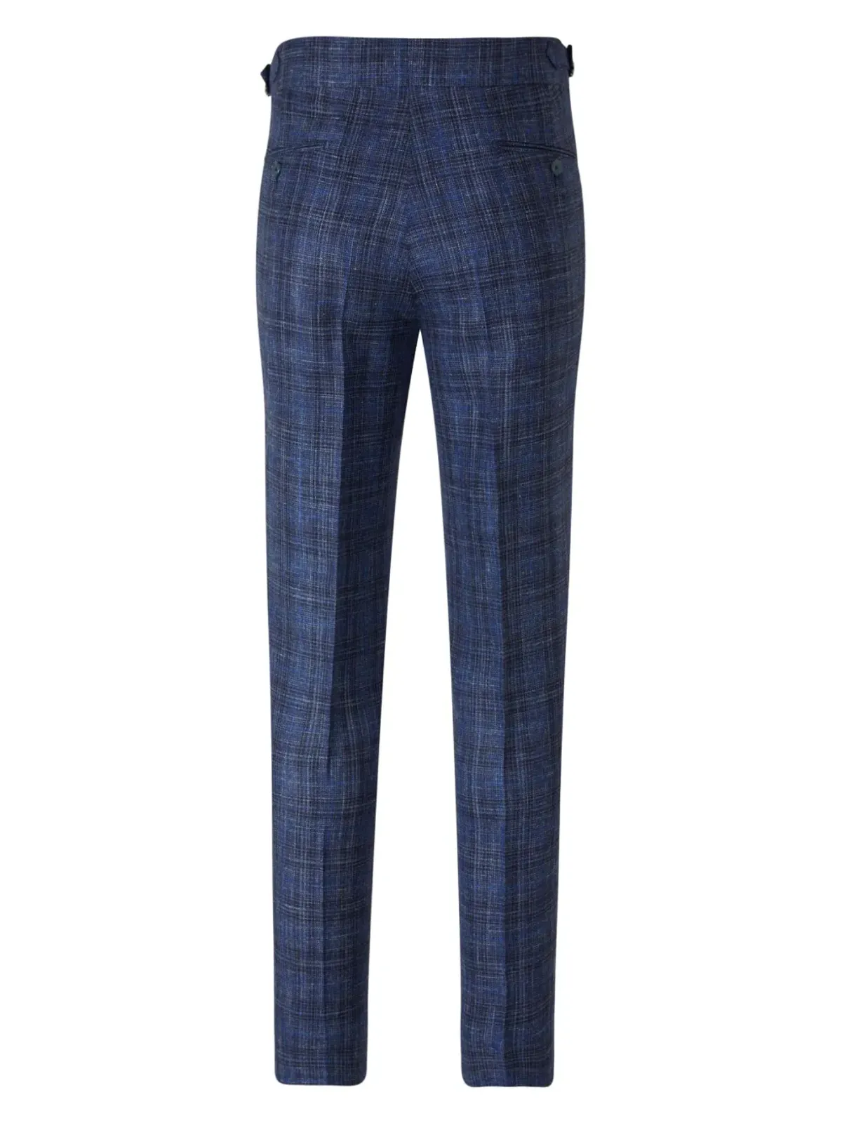 Scabal ウールパンツ ブルー - 画像2