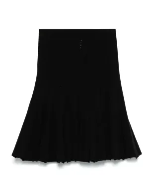 Alaïa Pre-Owned 2000s プリーツミニスカート - ブラック - サムネイル2