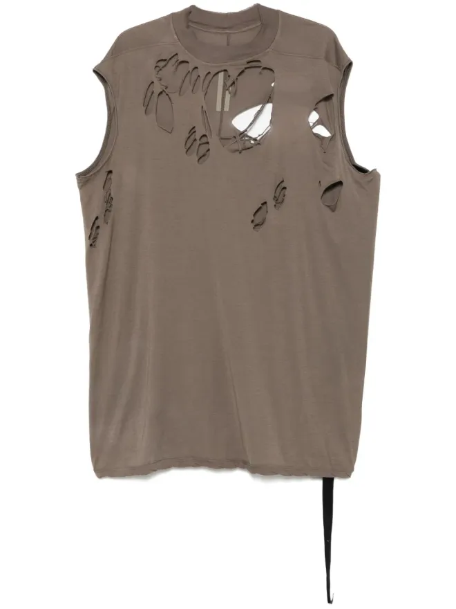 Rick Owens DRKSHDW Rick Owens DRKSHDW タープタンクトップ - ブラウンの商品画像