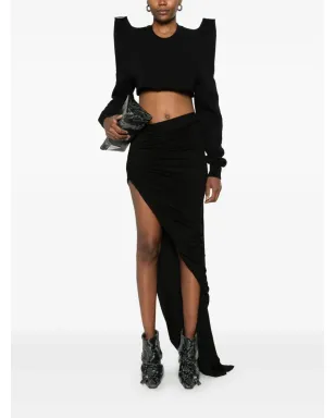 Rick Owens DRKSHDW クロップドスウェットシャツ - サムネイル2