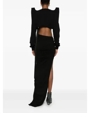 Rick Owens DRKSHDW クロップドスウェットシャツ - サムネイル4