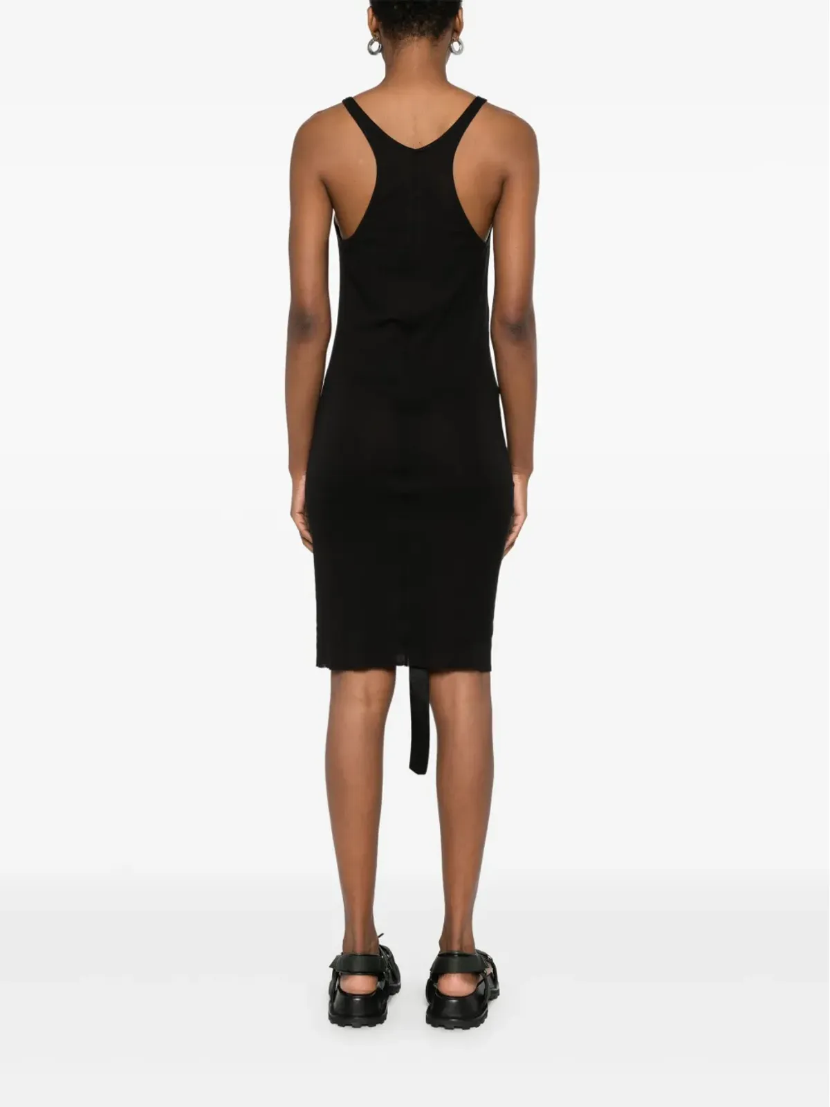 Rick Owens DRKSHDW レーサーバック タンクドレス - ブラック - 画像4