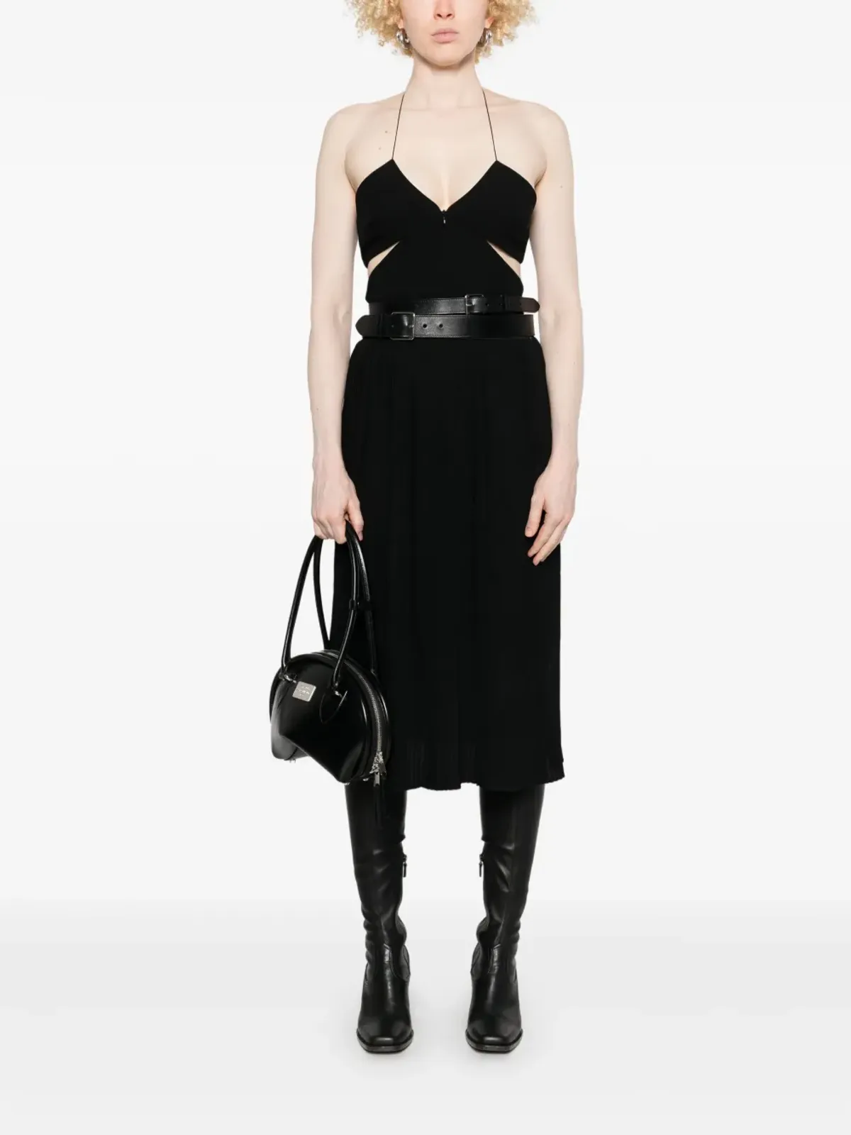 Christian Dior ビンテージ 1970年代 ウール ミディスカート - 画像2