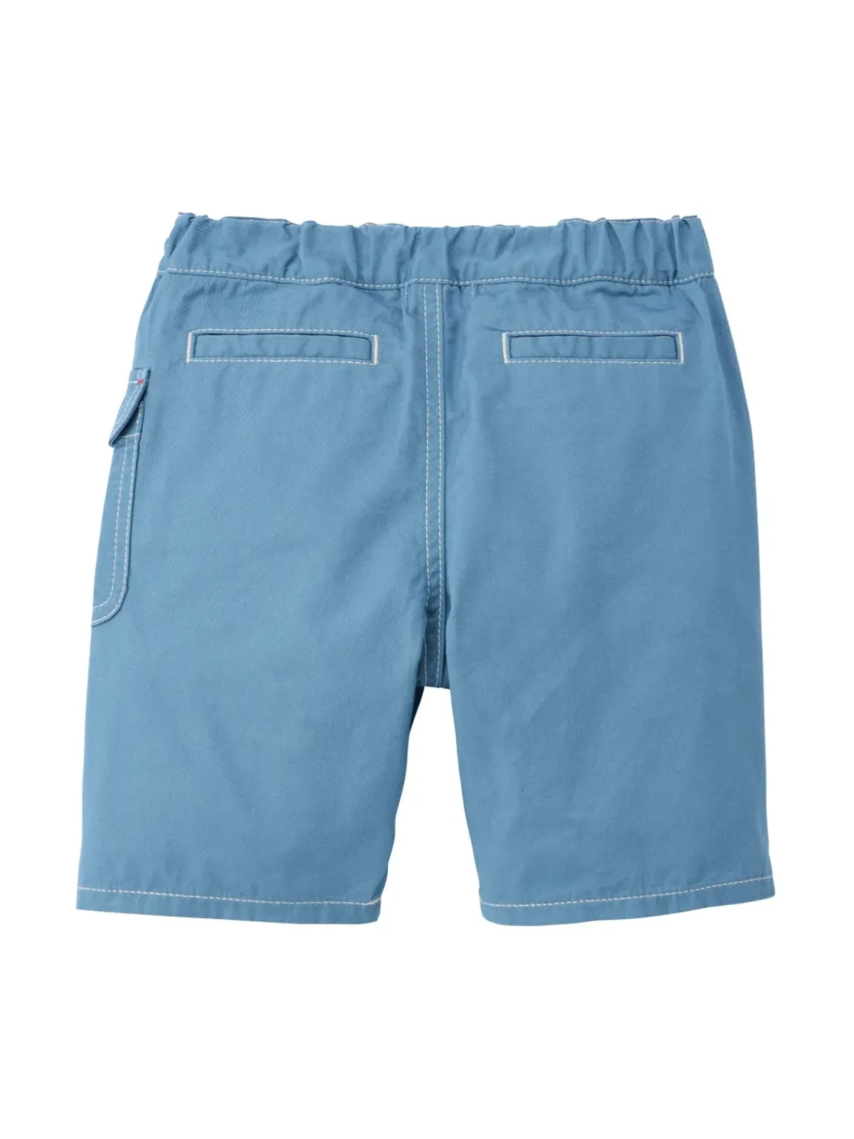 Miki House patch-detail trousers - Blue - 画像2