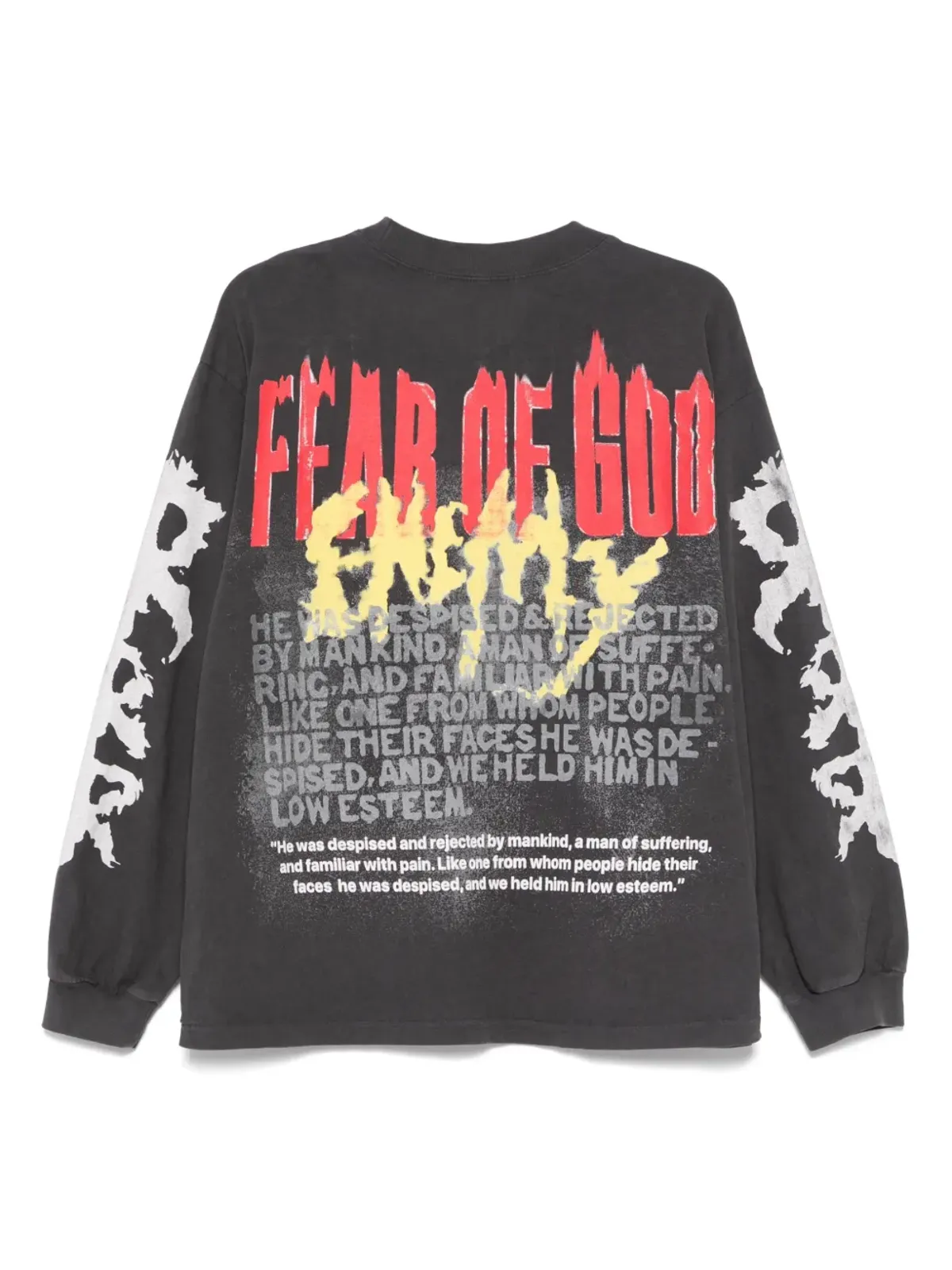 RRR123 x Fear of God Look – 敵のスウェットシャツ - グレー - 画像2