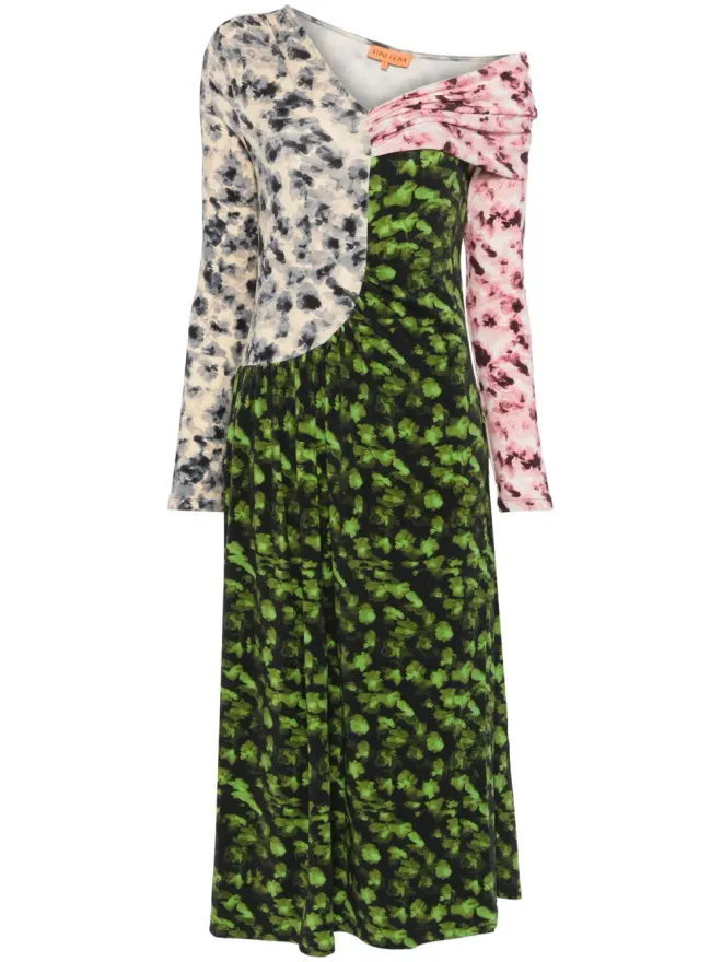 Stine Goya Stine Goya ワンショルダー長袖ミディドレスの商品画像