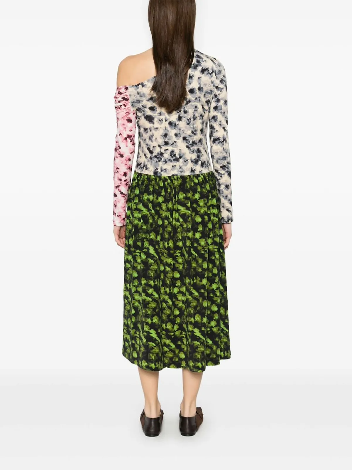 Stine Goya ワンショルダー長袖ミディドレス - 画像4