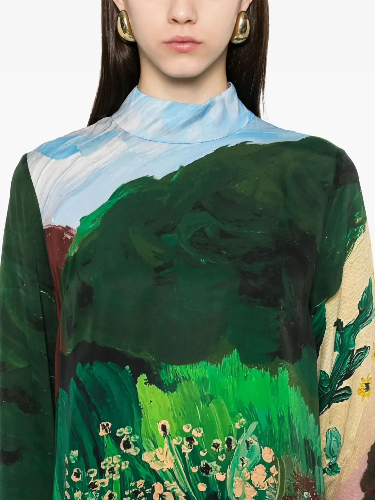 Stine Goya 長袖ミディドレス - 画像5