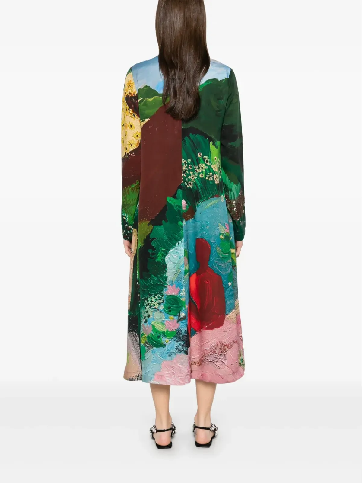 Stine Goya 長袖ミディドレス - 画像4
