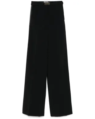 Elisabetta Franchi ベルト付きパンツ ブラック - サムネイル1