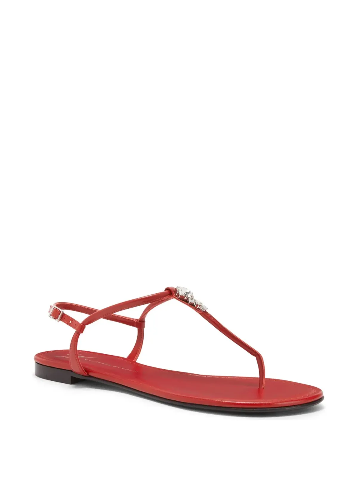 Giuseppe Zanotti Anyelle レザーサンダル - レッド - 画像2
