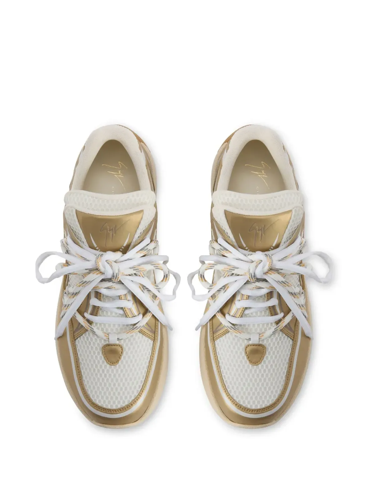 Giuseppe Zanotti レザー スニーカー ホワイト - 画像4