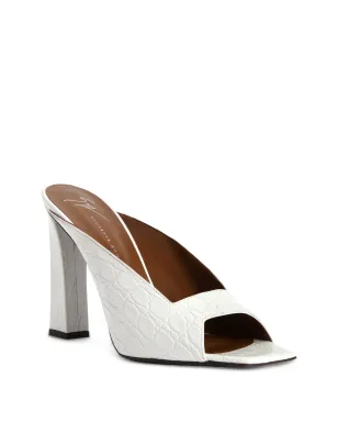 Giuseppe Zanotti レザーサンダル - ホワイト - サムネイル2
