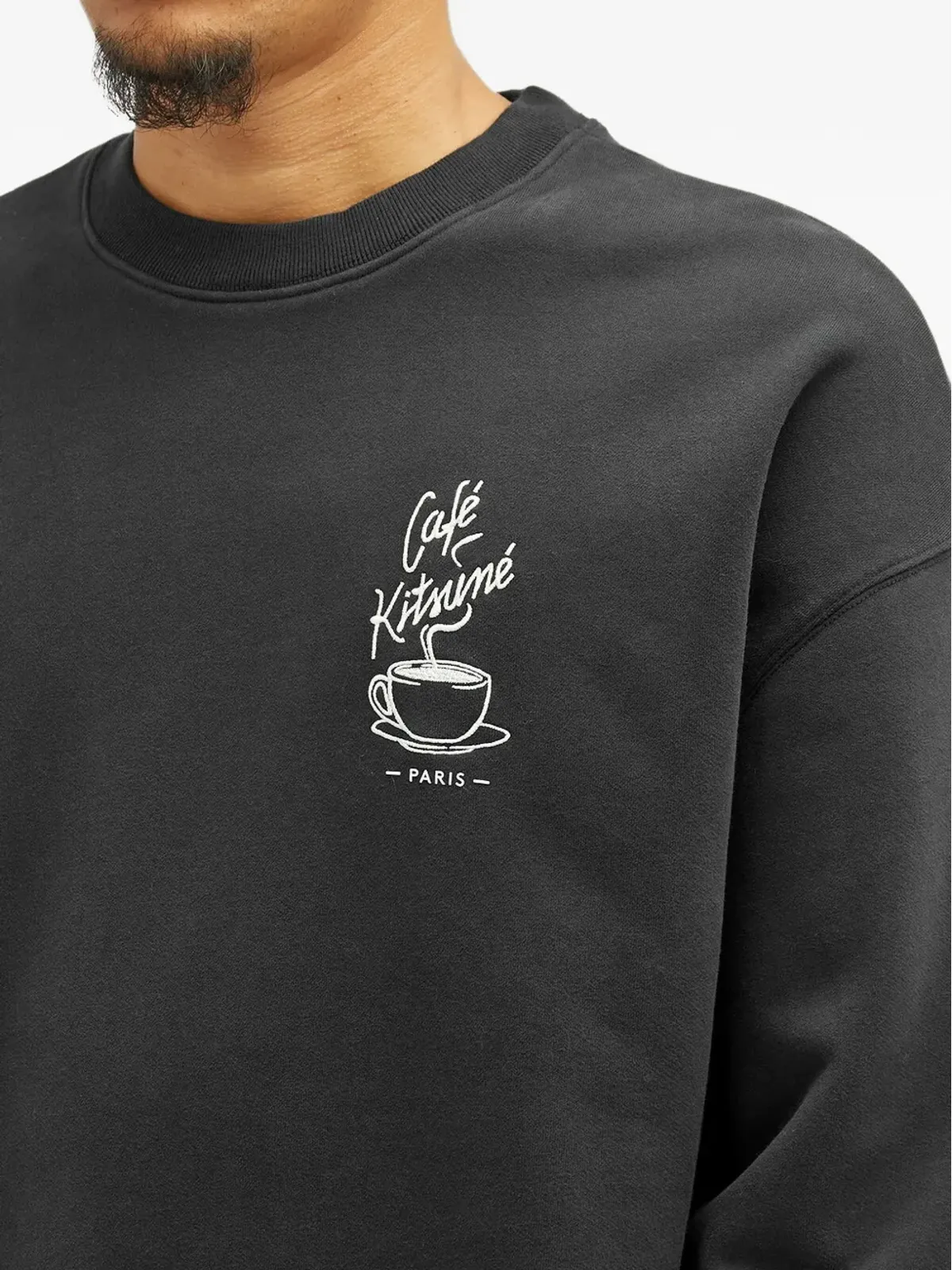 CAFÉ KITSUNÉ コーヒーカップ スウェットシャツ - 画像5