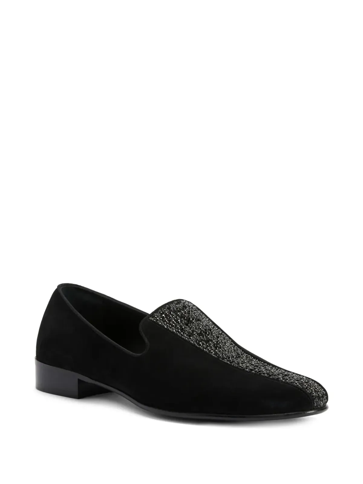 Giuseppe Zanotti アルヴァロ ローファー ブラック - 画像2