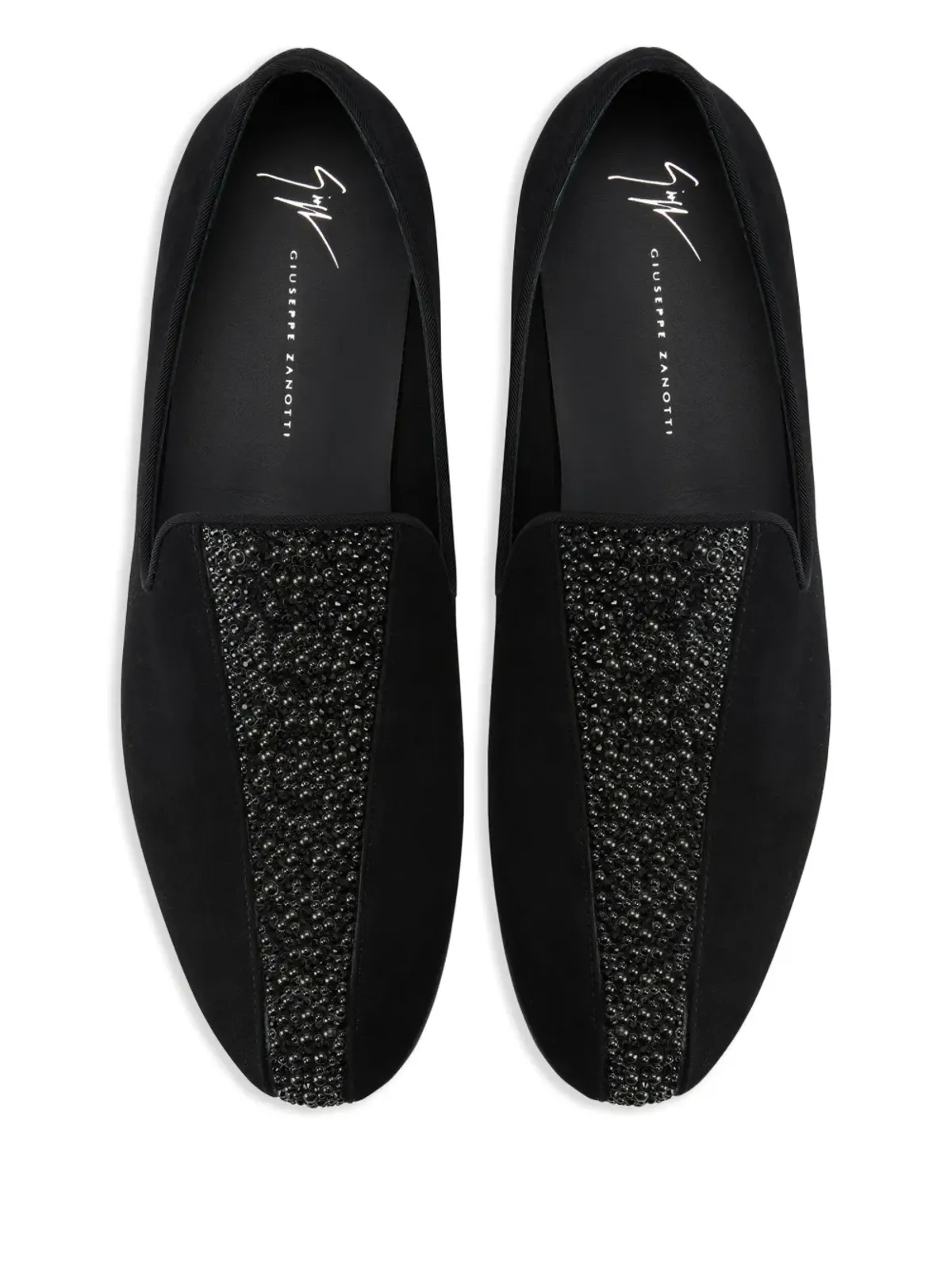 Giuseppe Zanotti アルヴァロ ローファー ブラック - 画像4