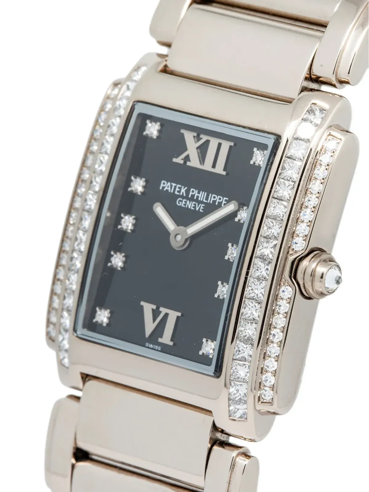 Patek Philippe Pre-Owned ビンテージ Twenty 4 ブラック - 画像2