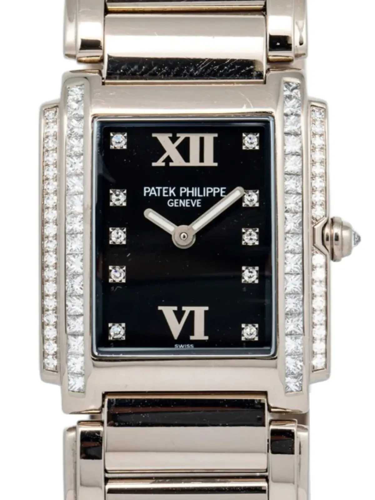 Patek Philippe Pre-Owned ビンテージ Twenty 4 ブラック - 画像3