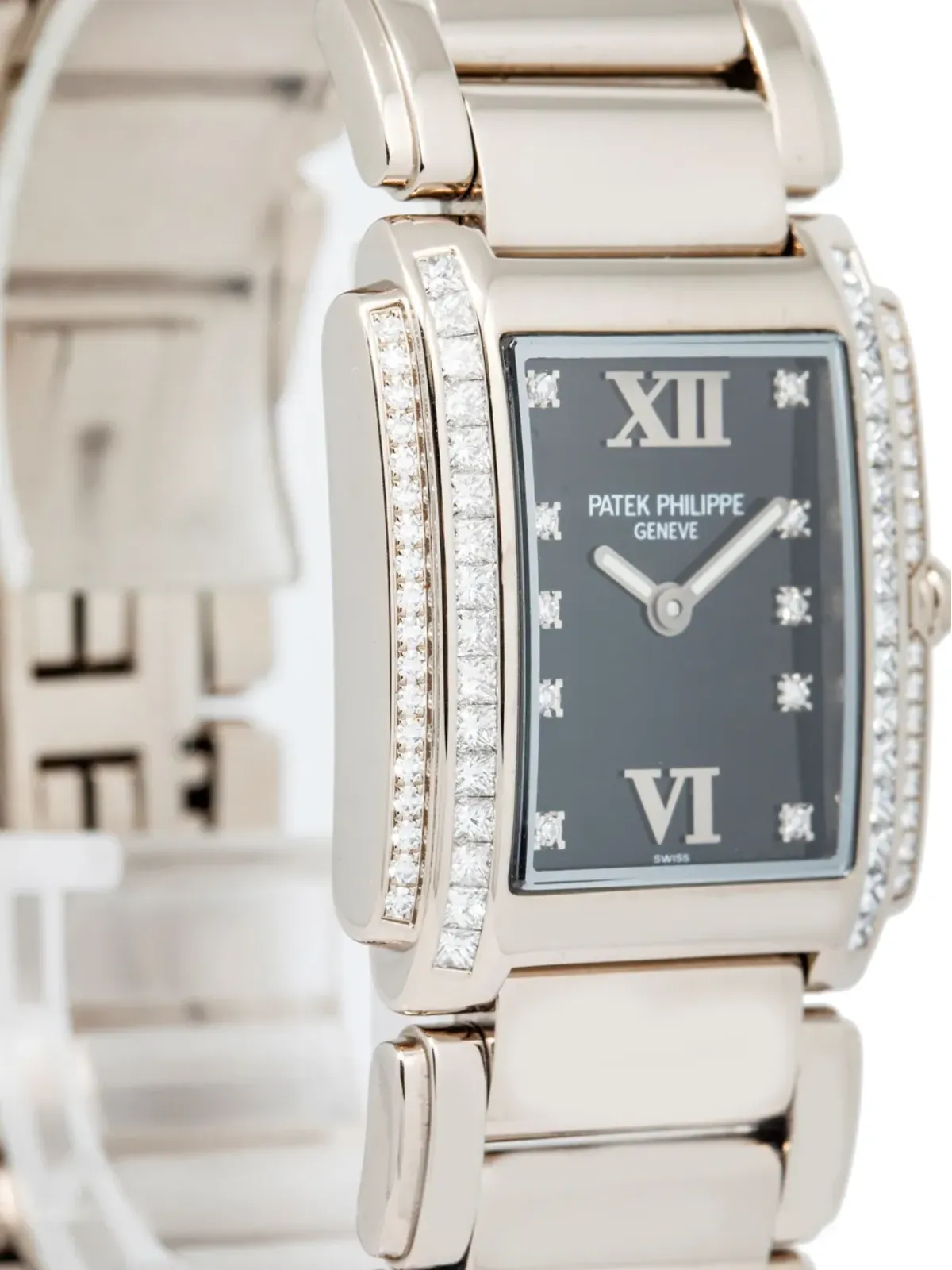 Patek Philippe Pre-Owned ビンテージ Twenty 4 ブラック - 画像4
