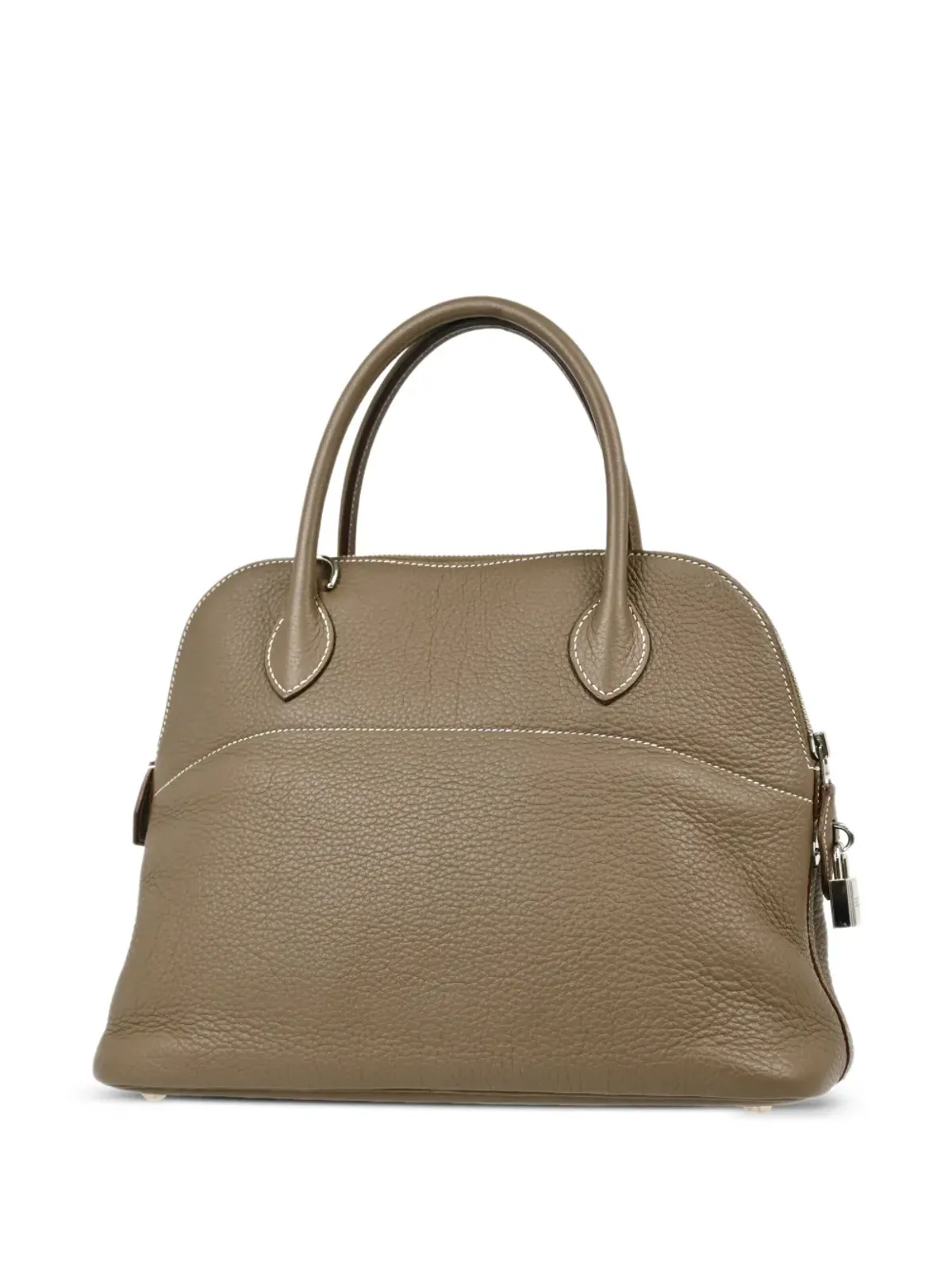 Hermès ビンテージ 2007 Bolide 31 ツーウェイ ハンドバッグ グレー - 画像2