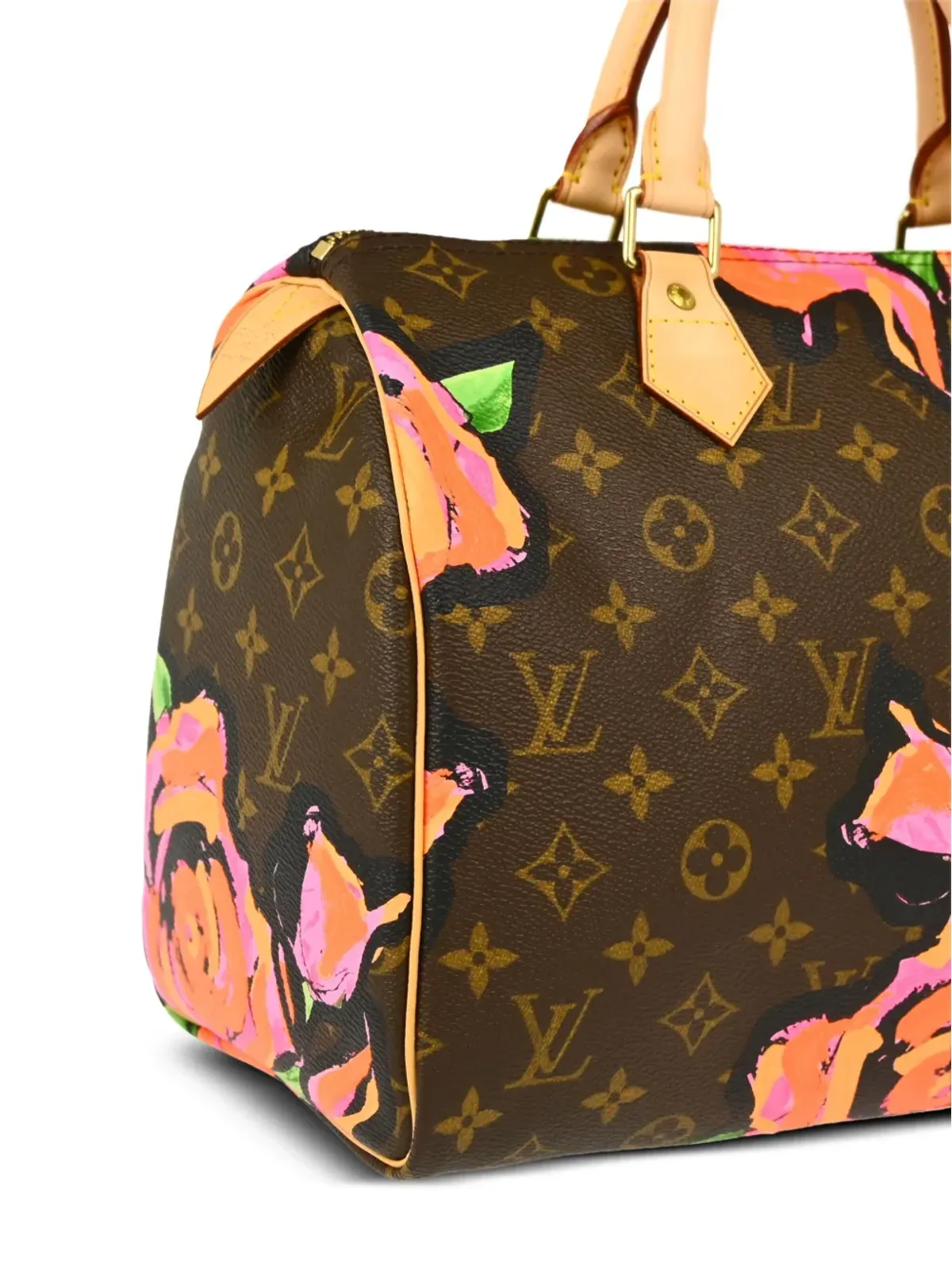 Louis Vuitton ビンテージ x Stephen Sprouse 2008 Speedy 30 ハンドバッグ - ブラウン - 画像3